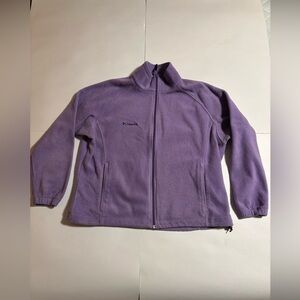 Columbia Light Purple Full Zip Fleece Jacket Women’s Size 1X